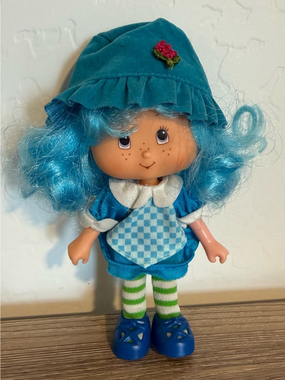 1991 Vintage Tyco Strawberry Shortcake Blueberry Muffin Neat Eats Doll Retro 90s